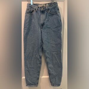 Vintage 90s Light Wash GAP Reverse Fit Ankle Jeans High Rise Tapered Leg Size 10